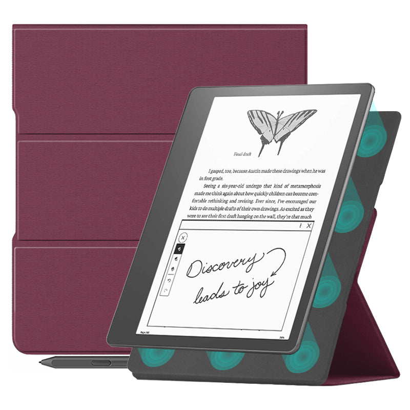 For Amazon Kindle Scribe Magnetic E-reader Case PU Leather Stand Protective Cover For Amazon Kindle Scribe Magnetic E-reader Case PU Leather Stand Protective Cover